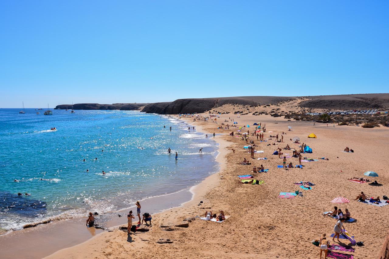 Beach in Playa Blanca