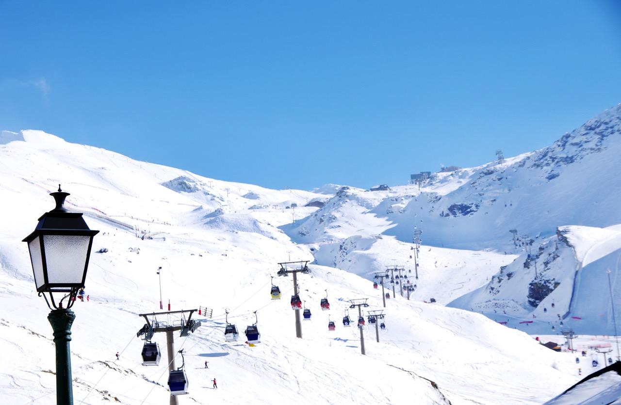 The Sierra Nevada in Andalusia is an excellent place to go skiing with the family