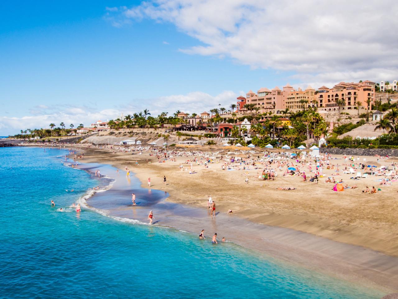 El Duque beach in Costa Adeje