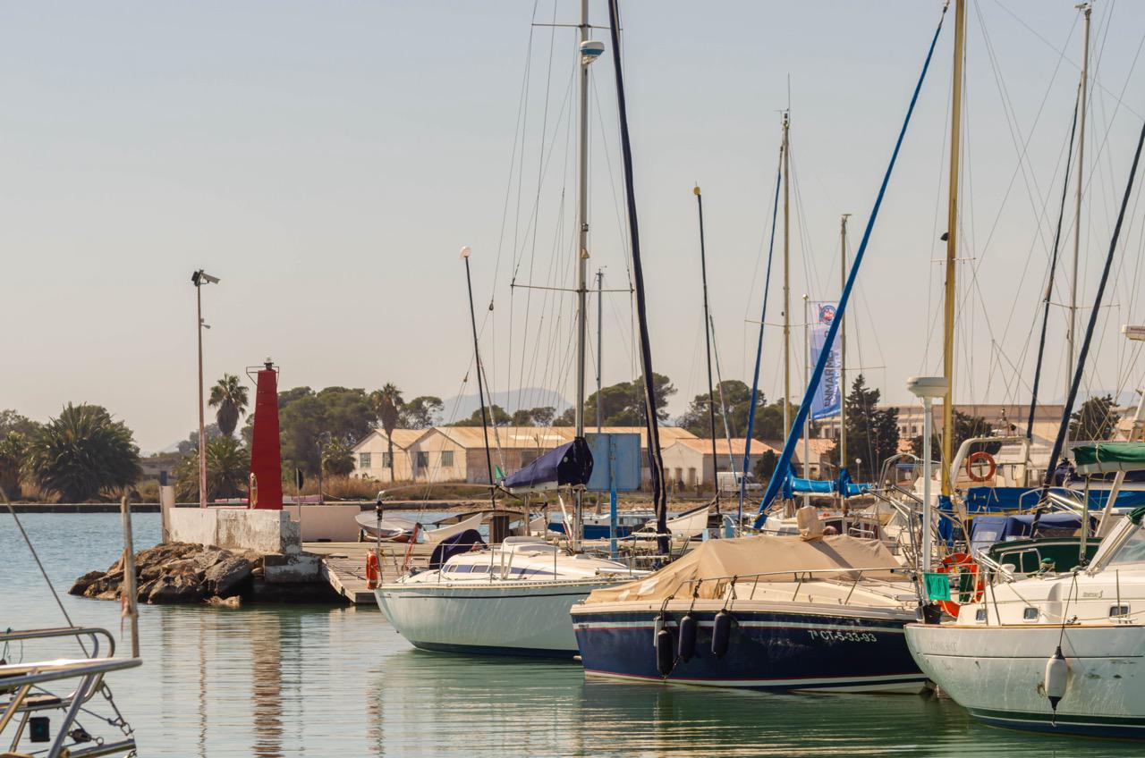 The harbour in Los Alcazáres